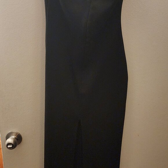 Sexy Strapless long black dress - Picture 2 of 7